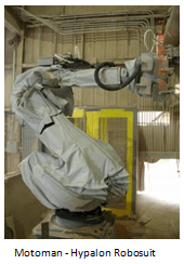 Material handling robot cover Material handling robot cover