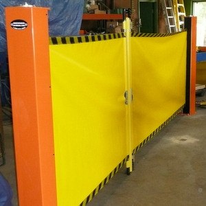 Industrial Roll Up Barricade – SB2000 | Custom Made
