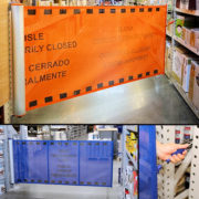 retractable aisle barriers