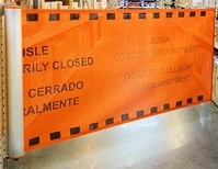 barrier for closed isles