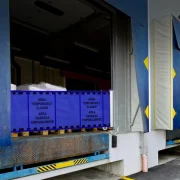 retractable dock barrier industrial