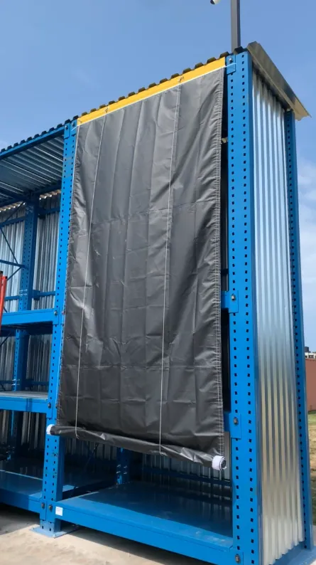 industrial roll up tarp curtain