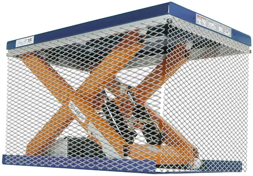 mesh steel safety curtain for lift table