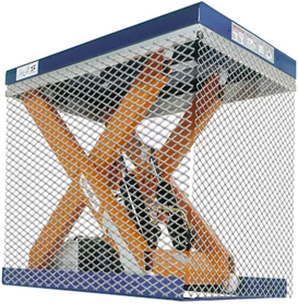 large steel mesh guards