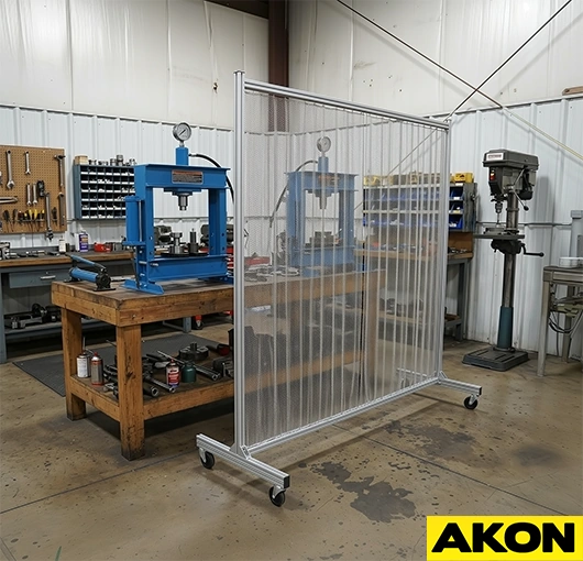 Portable Safety Steel Mesh Screens - Image 4