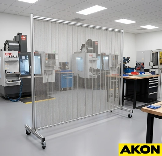 Portable Safety Steel Mesh Screens