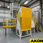 Industrial roll up guard safety cover