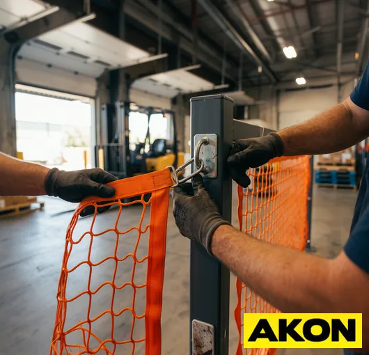 Loading Gate Dock Net Dock Safety Netting: OSHA-Compliant Fall Protection for Loading Docks ...