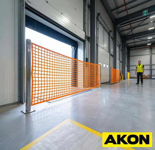 Osha compliant dock fall protection netting